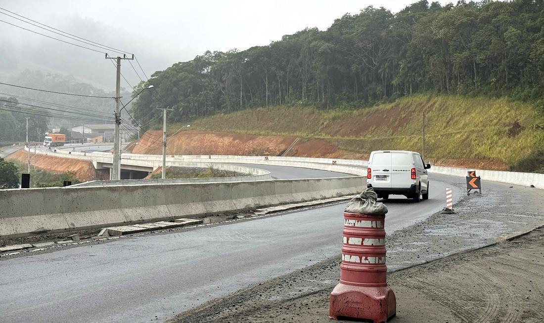 Viaduto para acesso &agrave; Vila Bruhmuller, em Guaramirim, est&aacute; em est&aacute;gio avan&ccedil;ado