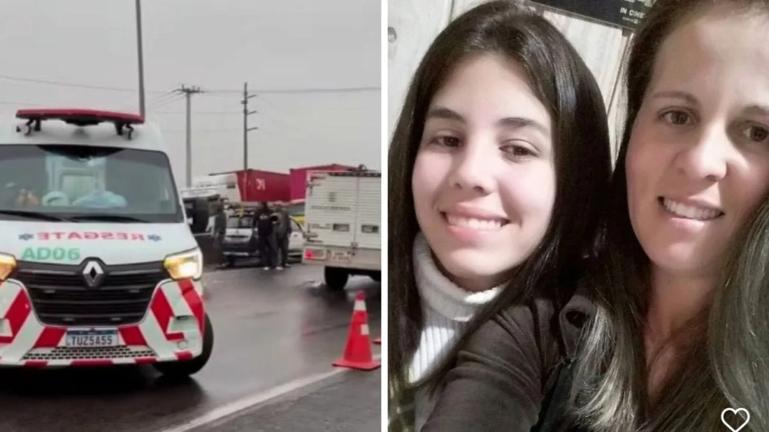 mãe e filha morrem em acidente 