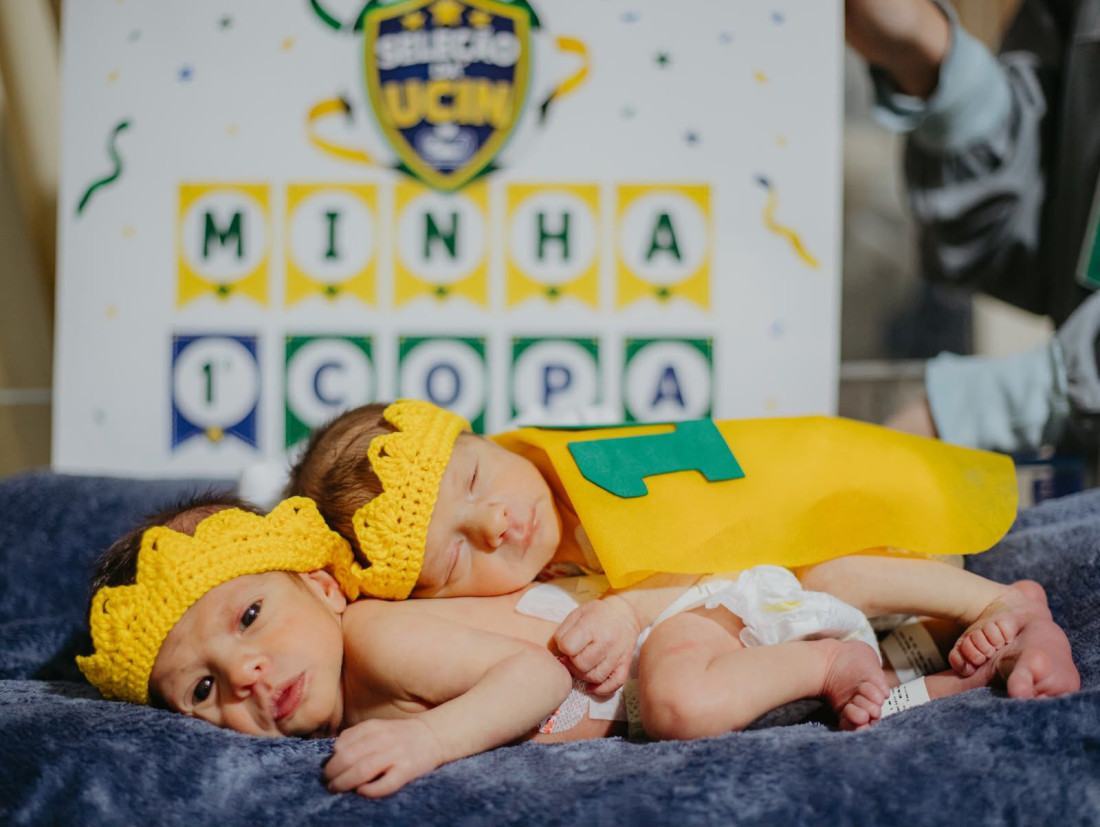 Os pequenos mostraram que, se depender da fofura e torcida, o sonhado hexacampeonato tem grandes chances de vir para o Brasil.
