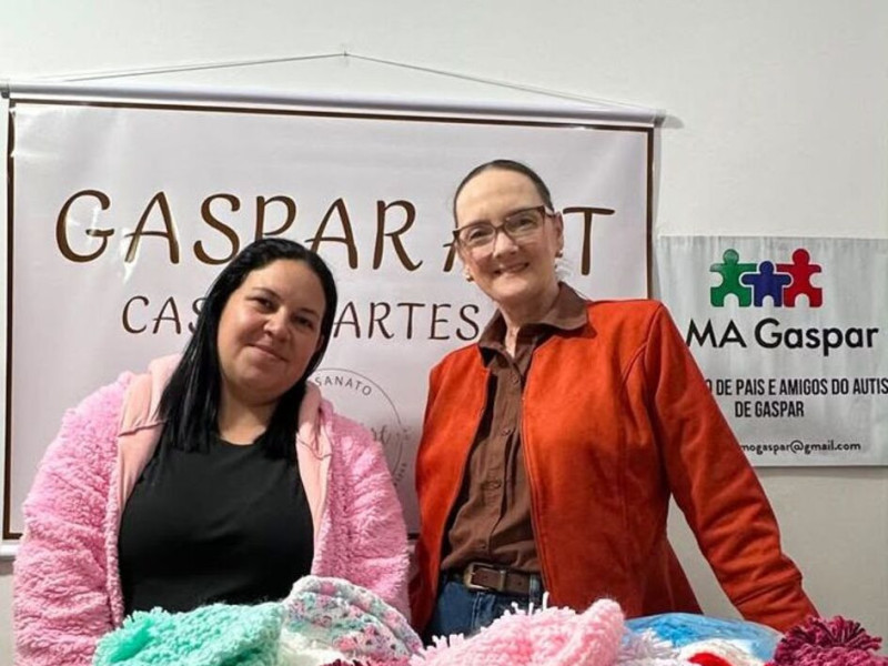 As pe&ccedil;as ajudaram fam&iacute;lias autistas de Gaspar.