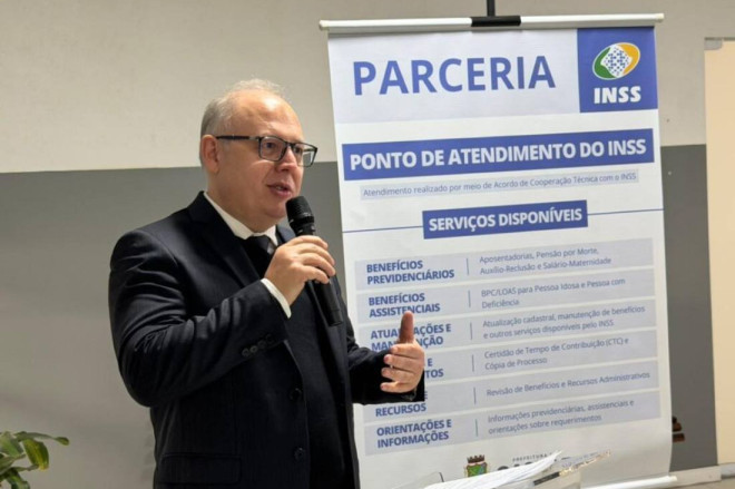 Eduardo Mendon&ccedil;a: ""Para n&oacute;s, a vinda desse posto do INSS para a nossa cidade &eacute; uma grande vit&oacute;ria"