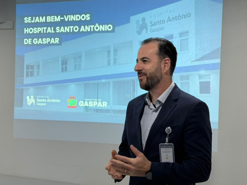 Rafael Bertuol, gerente geral do Hospital Santo Ant&ocirc;nio