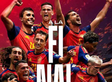 A Sele&ccedil;&atilde;o da Espanha &eacute; a primeira finalista da Copa do Mundo