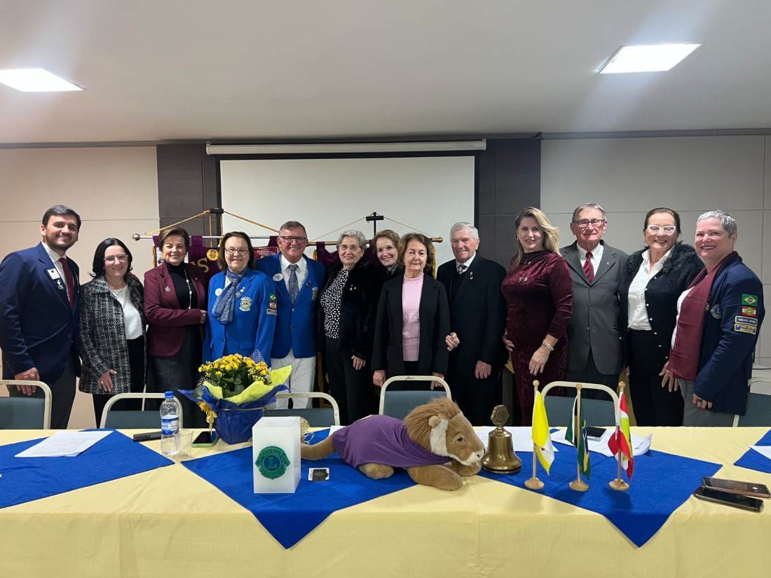 A posse da nova diretoria foi realizado no Raul´s Hotel e Restaurante