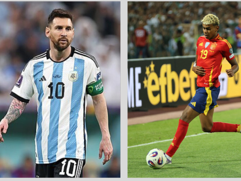 A experi&ecirc;ncia de Messi contra a juventude de Lamine Yamal