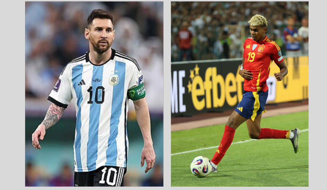 A experi&ecirc;ncia de Messi contra a juventude de Lamim Yamal
