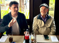 Pezente com o ex-deputado Peninha