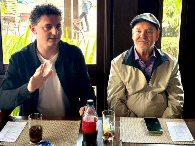 Pezente com o ex-deputado Peninha