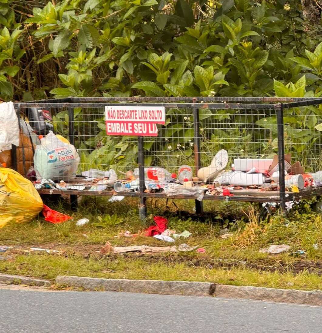 Recolhimento n&atilde;o &eacute; feito quando o lixo est&aacute; acondicionado de maneira irregular