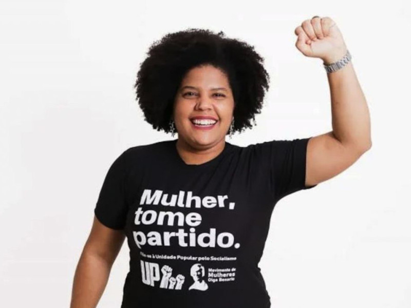 Samara &eacute; dentista do Sistema &Uacute;nico de Sa&uacute;de (SUS), e ativista em movimentos negro e de mulheres.