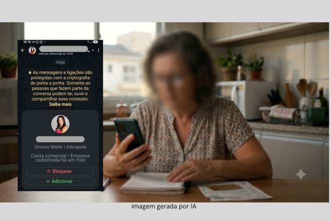 Novo golpe usou a voz da advogada para tornar o contato mais real