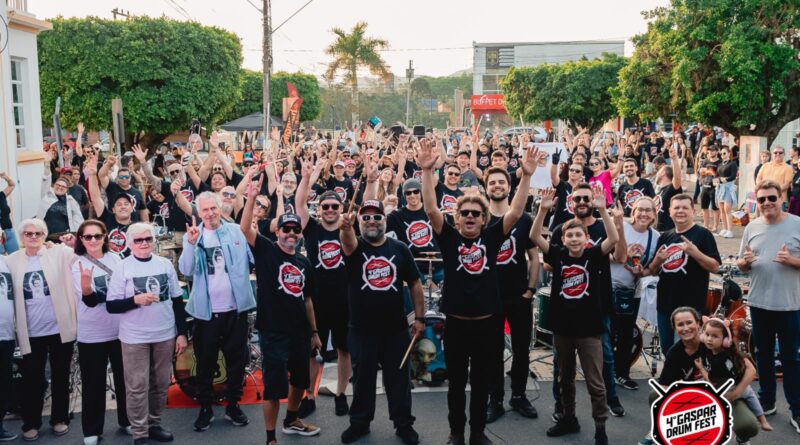 Nesta edição, o festival reunirá mais de 110 bateristas.