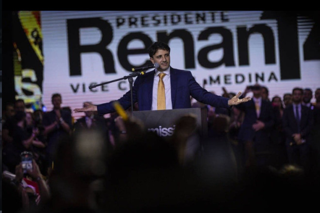 Renan Santos, do Miss&atilde;o, lan&ccedil;ou oficialmente a sua candidatura