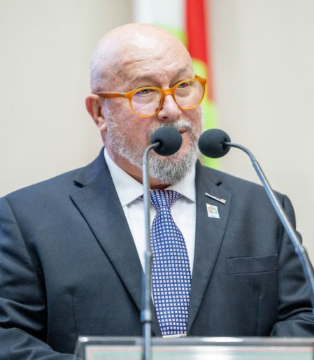 H&eacute;lio Dagnoni, presidente da Fecom&eacute;rcio/SC