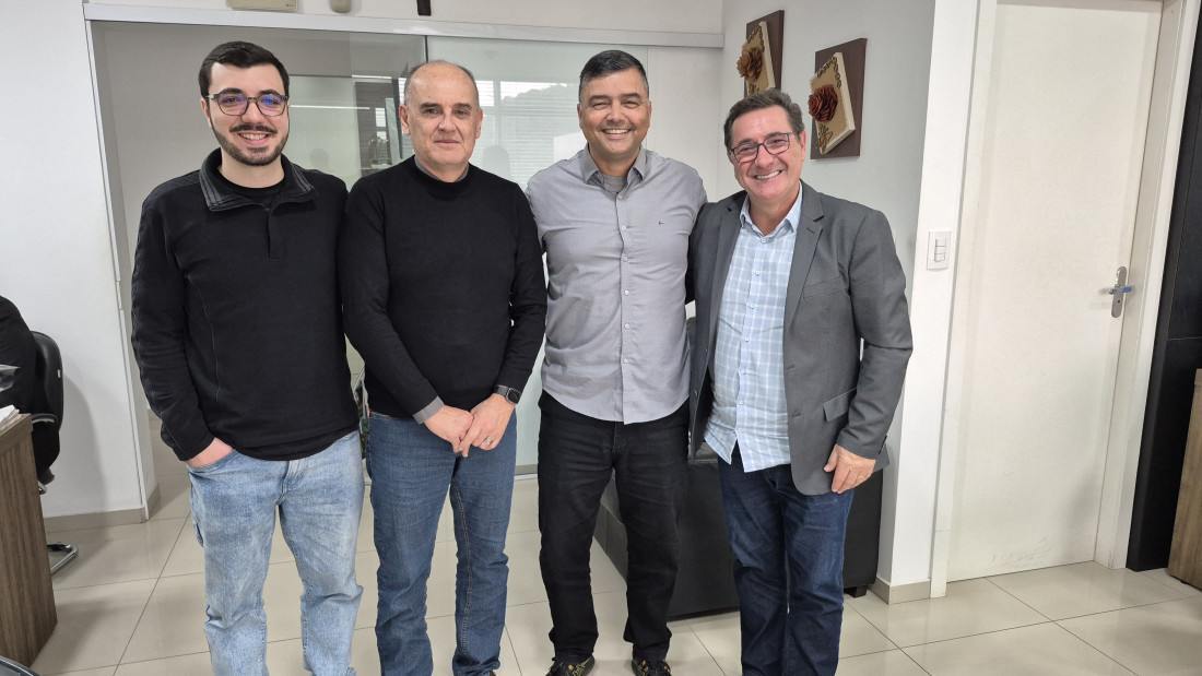 Davi Deschamps, Alexandre Melo, Jefferson e Jos&eacute; Roberto 