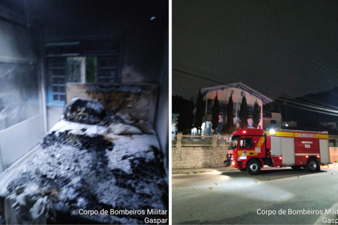 Local atingido pelo fogo ficou completamente destru&iacute;do