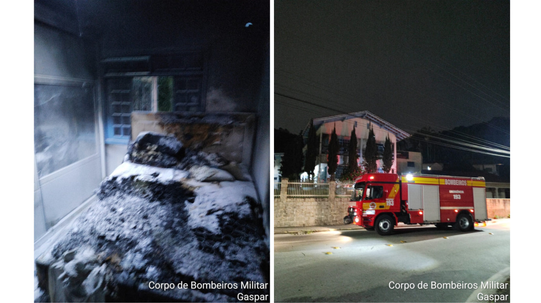 Local atingido pelo fogo ficou completamente destruído