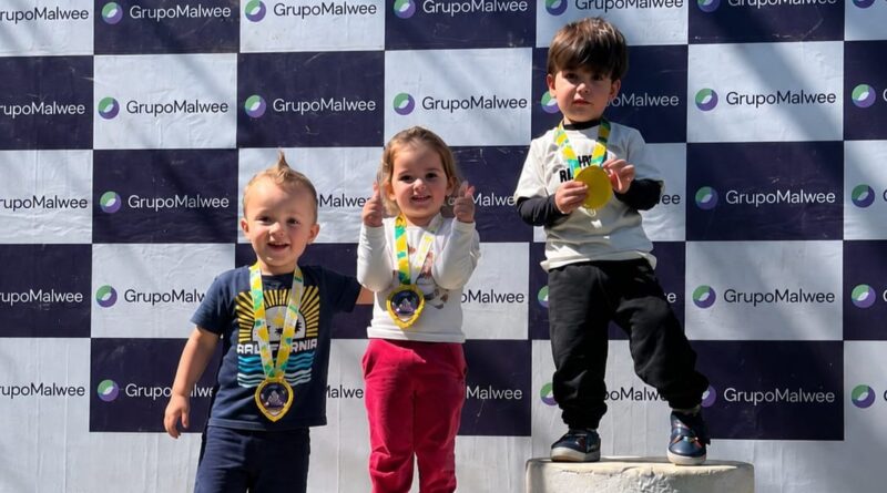 Os três pequenos campeões de Gaspar