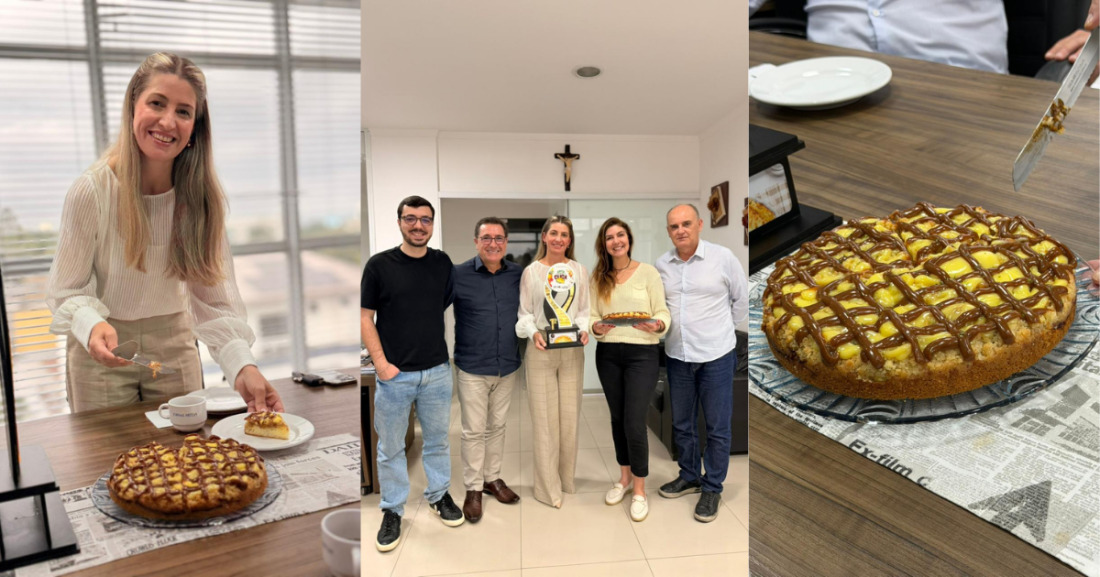 A receita vencedora combina banana, farofa, doce de leite e creme de nata e tem como principal ingrediente uma história de família.