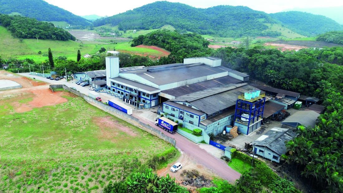 A unidade industrial no Bairro Gaspar Mirim