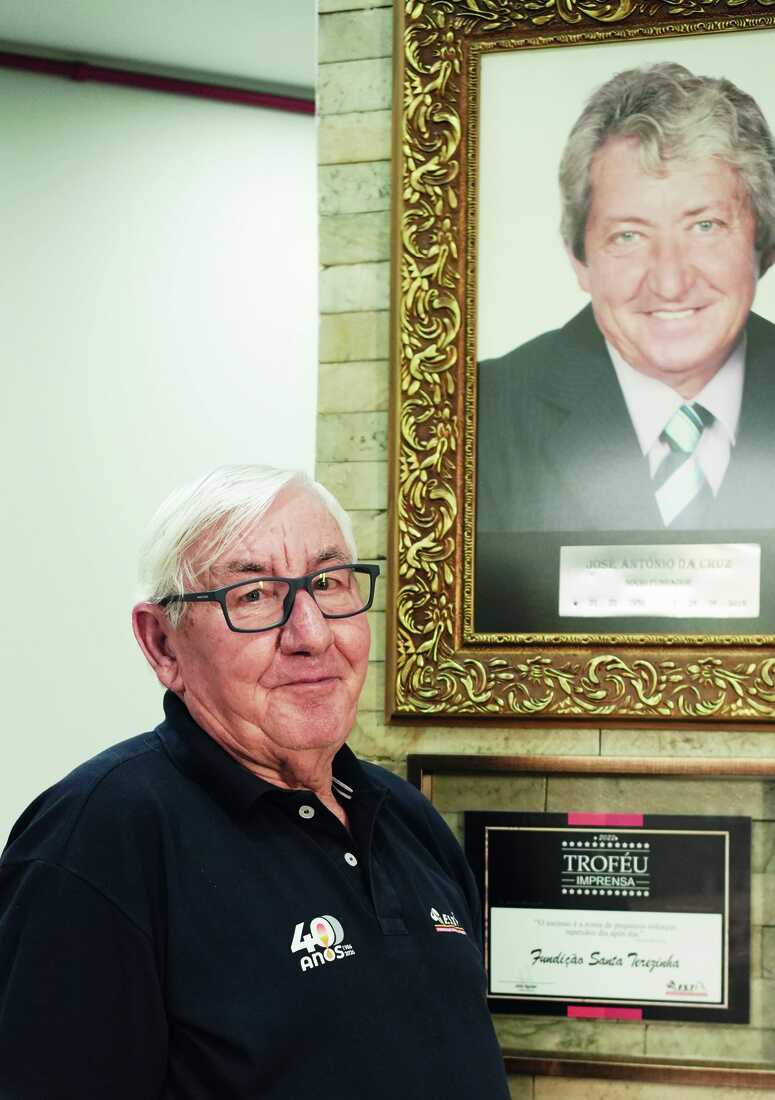 Os fundadores Agostinho Cruz e Jos&eacute; Ant&ocirc;nio Cruz (foto)
