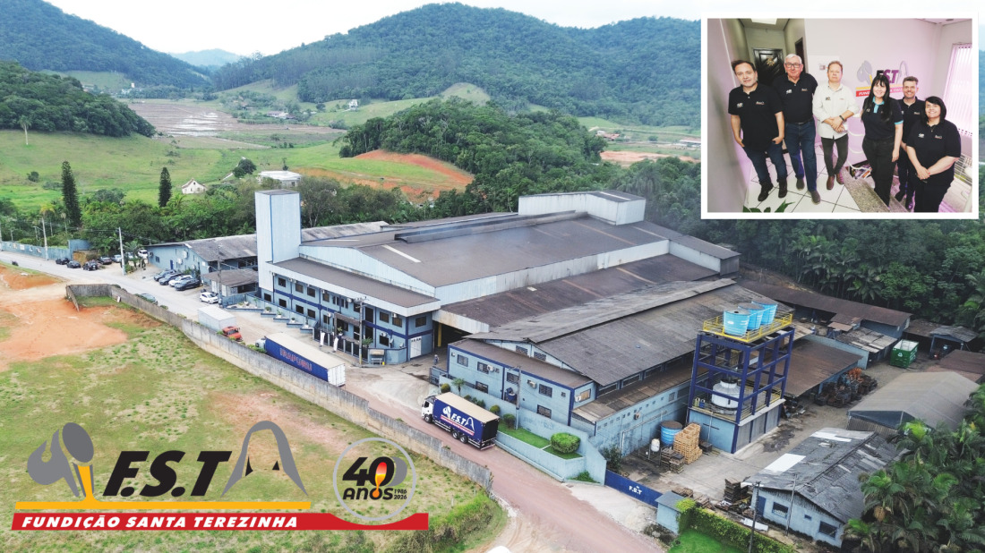 Construída sob os alicerces da família Cruz, a Fundição Santa Terezinha completa 40 anos de atividades em Gaspar