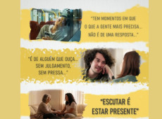 Tema da campanha deste ano do Setembro Amarelo &eacute; "Escutar &eacute; estar presente"