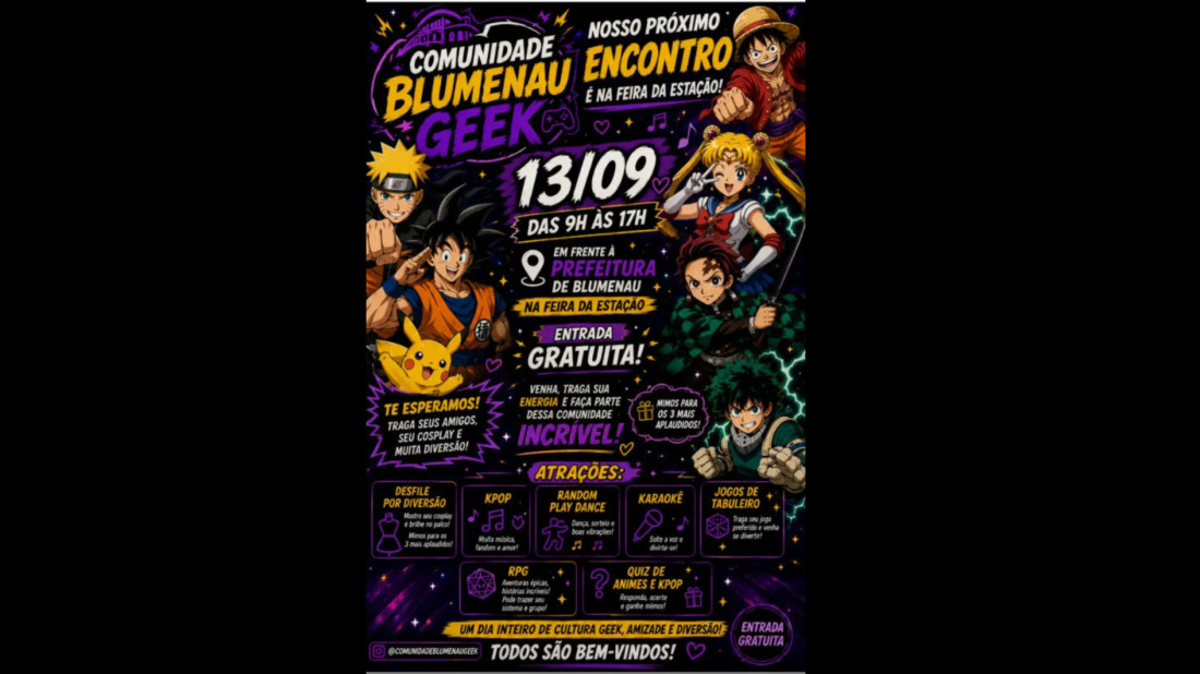 Encontro está repleto de atrações para os apaixonados pela cultura Geek