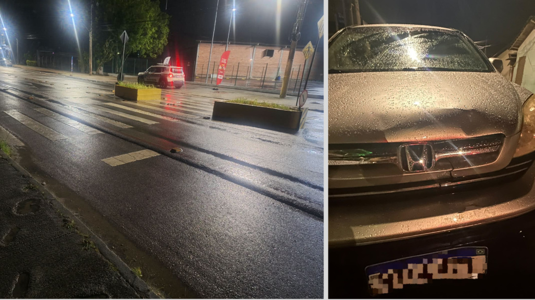 Veículo e motorista foram localizados logo após o acidente