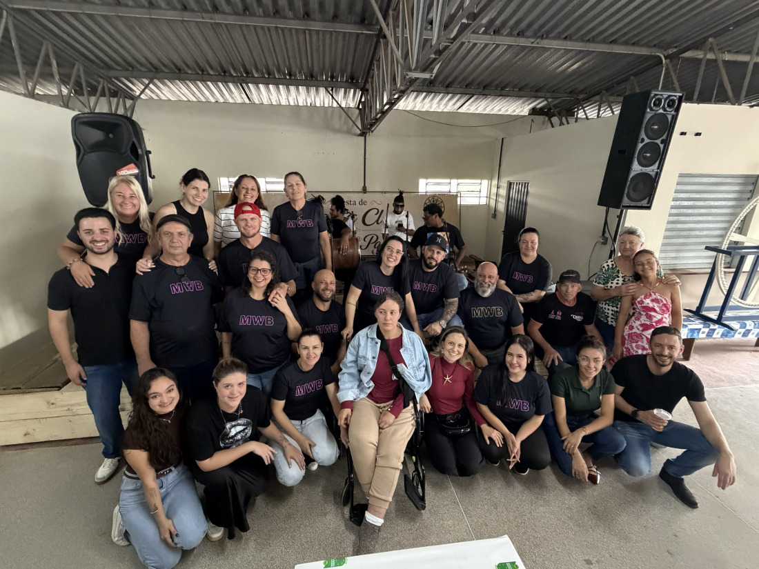A equipe se uniu em prol de Rosilene de Souza