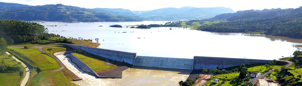 A barragem de Ituporanga