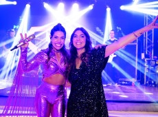 A cantora Luciana Arouca comandou o show da noite