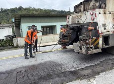Servi&ccedil;o de tapa-buraco ap&oacute;s per&iacute;odo de chuva