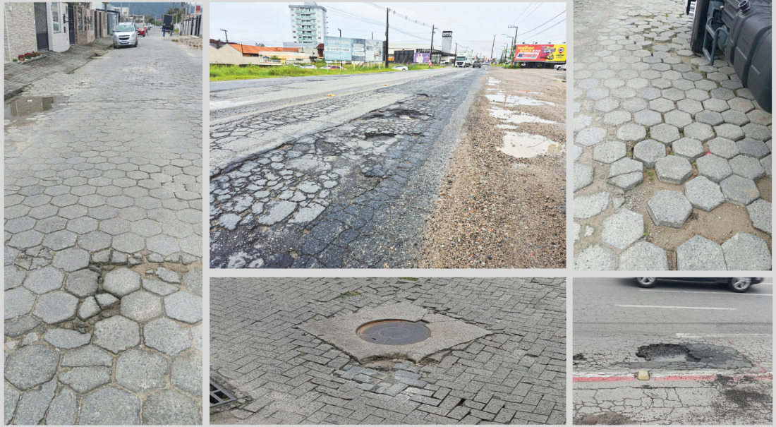 Buracos e desníveis nas vias preocupam motorista de aplicativo