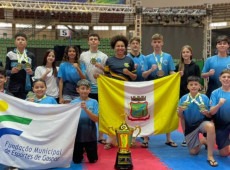 O grande destaque foi a tetracampe&atilde; nacional Raissa Caroline Martins, campe&atilde; no kata e no kumite individual. 