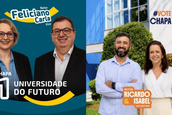 As duas chapas voltam &agrave;s urnas no dia 14 de outubro, quando ser&aacute; realizada a segunda etapa da consulta para definir a pr&oacute;xima gest&atilde;o da FURB.