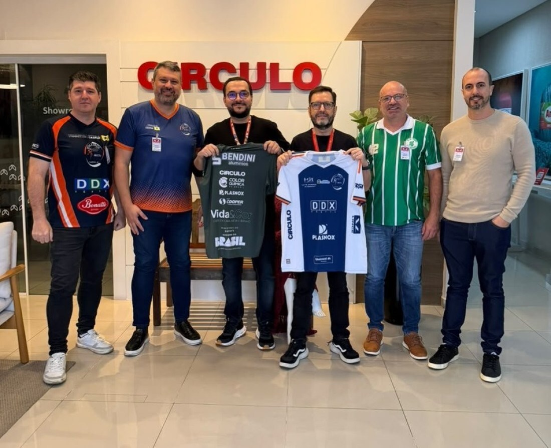 Diretores das empresas do Grupo Lince com Brunno Medeiros