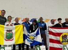 Gaspar subiu ao p&oacute;dio numa das principais competi&ccedil;&otilde;es esportivas de SC
