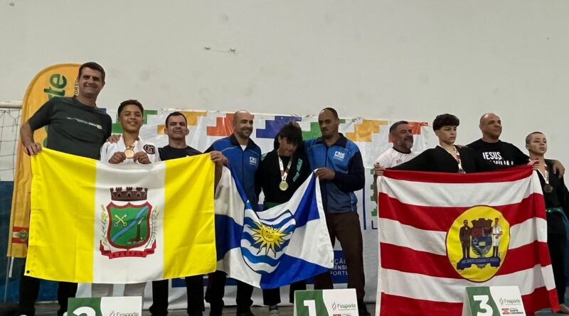 Gaspar subiu ao pódio numa das principais competições esportivas de SC