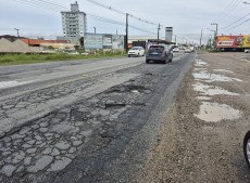 As opera&ccedil;&otilde;es tapa-buraco n&atilde;o t&ecirc;m sido suficiente para garantir seguran&ccedil;a aos motoristas que utilizam a via