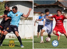 O Madureira (Branco) e Caran (Azul) v&atilde;o disputar a grande final do Municipal de Futebol Su&iacute;&ccedil;o
