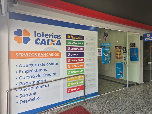 A Lot&eacute;rica Zimmermann, onde as duas apostas foram feitas