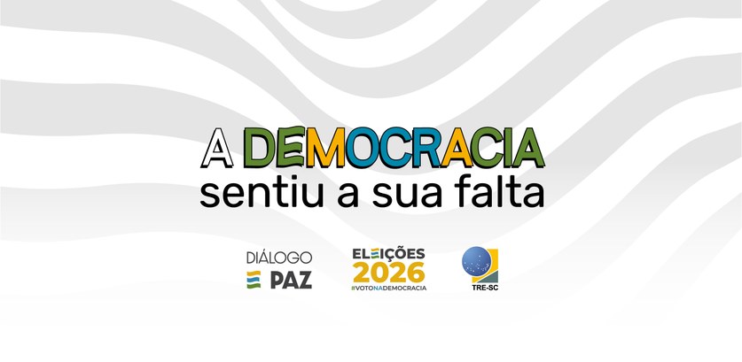 Campanha do TRE-SC quer mais eleitores exercendo o direito ao voto