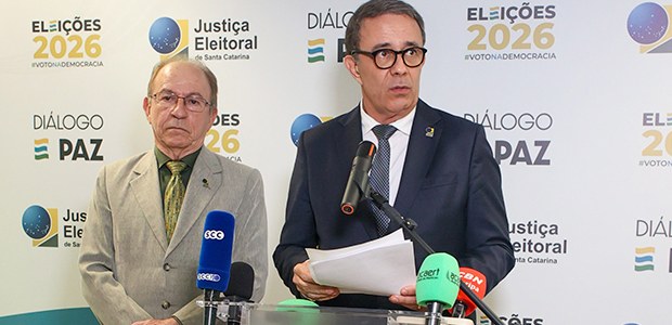 Presidente do TRE-SC, desembargador Carlos Roberto da Silva, comemorou a maior comparecimento de eleitores nas urnas no Segundo Turno