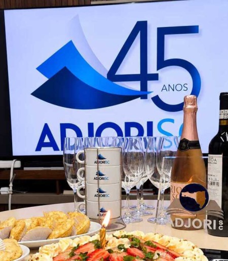 Ao celebrarmos os 45 anos da Adjori/SC, dirijo-me a todos que fazem parte desta hist&oacute;ria com um sentimento de profundo orgulho e gratid&atilde;o.